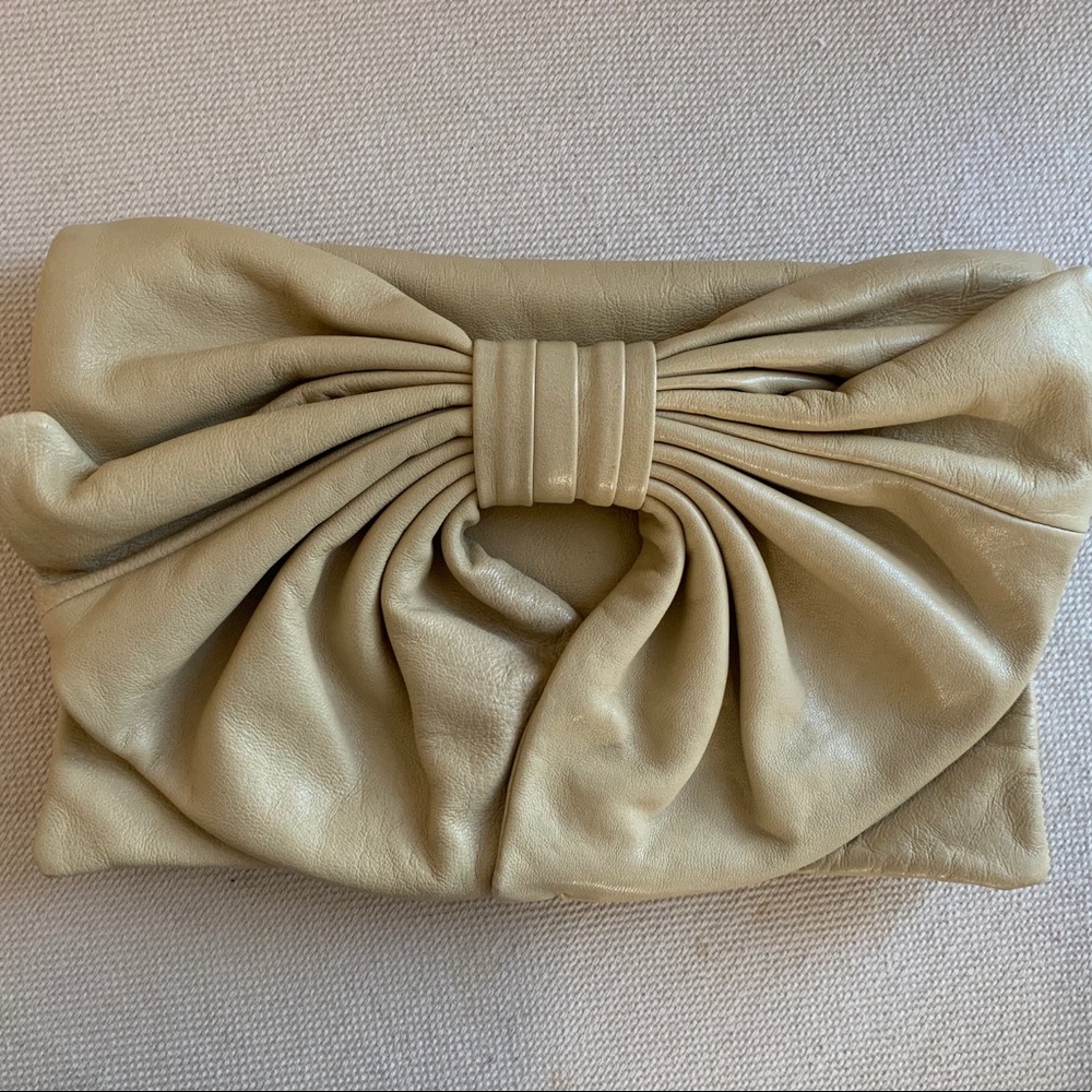 Red Valentino leather bow Cross body/Clutch Bag